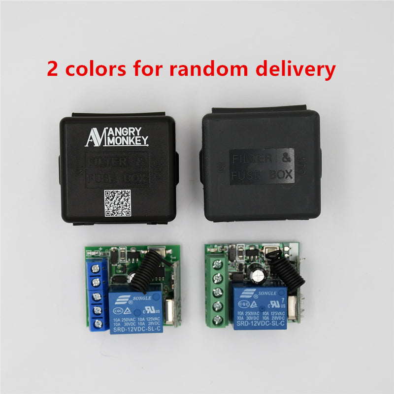 433Mhz Universal Wireless Remote Switch DC 12V 1CH relay Receiver Module and 4 pieces RF Transmitter