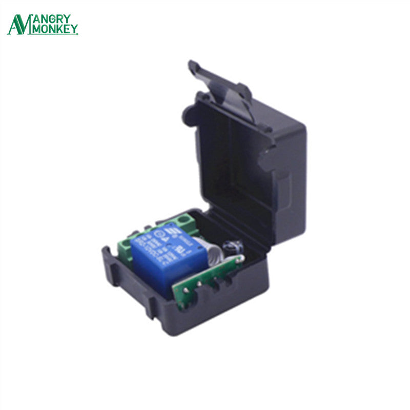 433Mhz Universal Wireless Remote Switch DC 12V 1CH relay Receiver Module and 4 pieces RF Transmitter