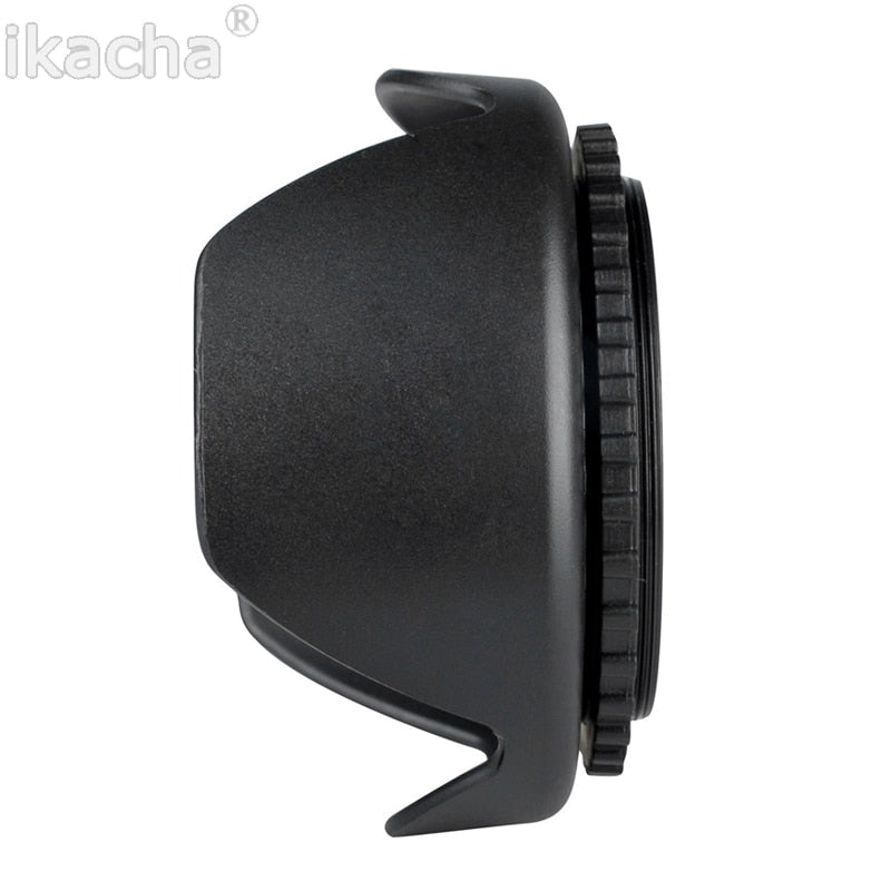 Lens Hood Screw Mount Flower Shape For Canon Hood Lens Camera