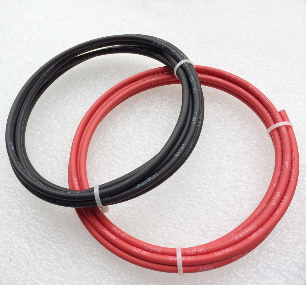 4mm2 DIY solar system Black Solar Cable+ red Solar cable PV Cabel With TUV UL Approval solar