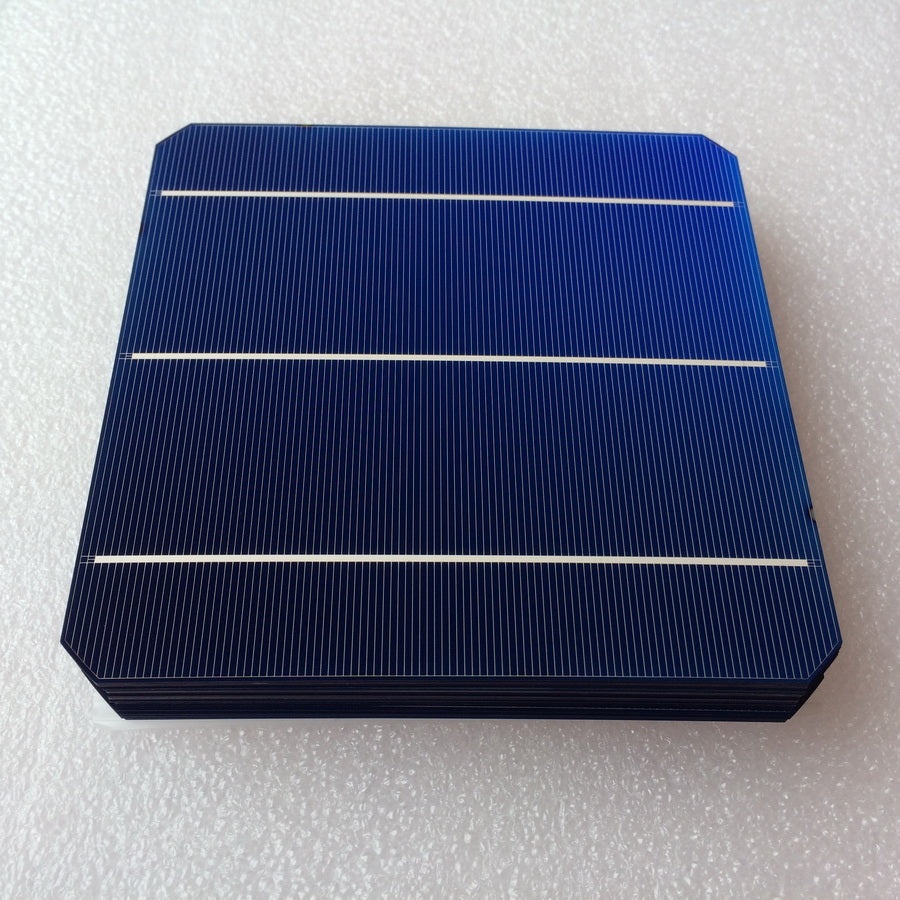 5.2W 156mm monocrystalline Mono solar cell 6x6'+enough PV Ribbon(10m Tab Wire+3m Busbar Wire) for