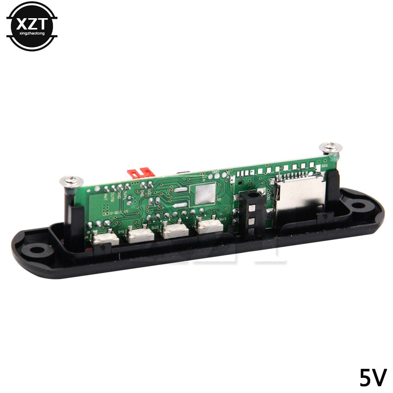 5V 12V mp3 module mp3 decoder board Automobile Car WMA FM AUX  Plate Audio TF SD Card Radio USB