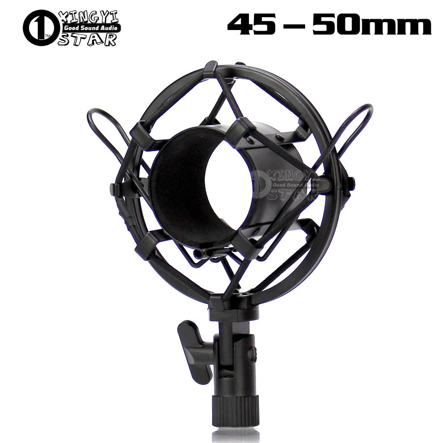 5cm Metal Spider Microphone Shock Mount Holder Shockproof Suspension Mic Stand Shockmount Clip For