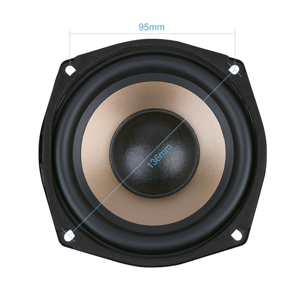 AIYIMA 1Pc 5.25 Inch Subwoofer Speakers 4 8 Ohm 100W Hifi bass Audio Music Woofer Bookshelves Home