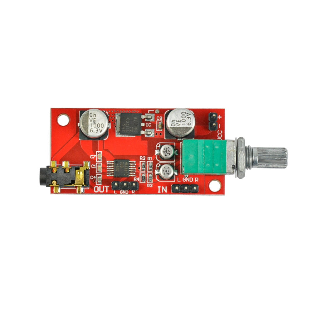 AIYIMA MAX4410 Headphone Amplifier Board Headset Amplifier Mini Amp For Pre-amplifier Single Battery Power