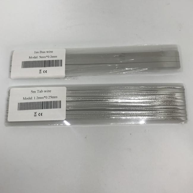 ALLMEJORES Solar cell Tab wire Busbar wire Soldering strip robbin 5meters 1.2mmx0.25mm + 1meter