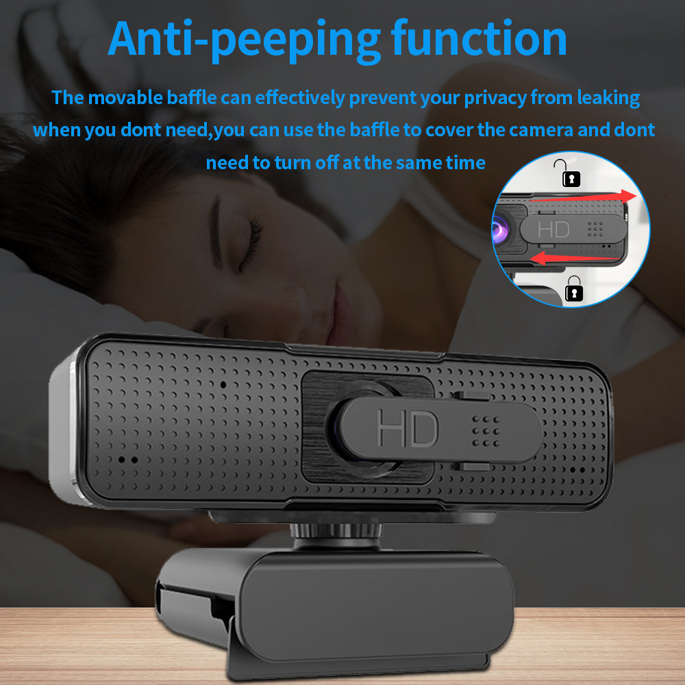 ASHU H701 HD USB Webcam 1080p Autofocus Web Camera with Microphone AF Autofocus Camera