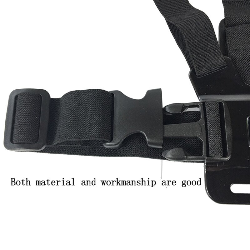 Adjustable Chest Body Harness Belt Strap Mount