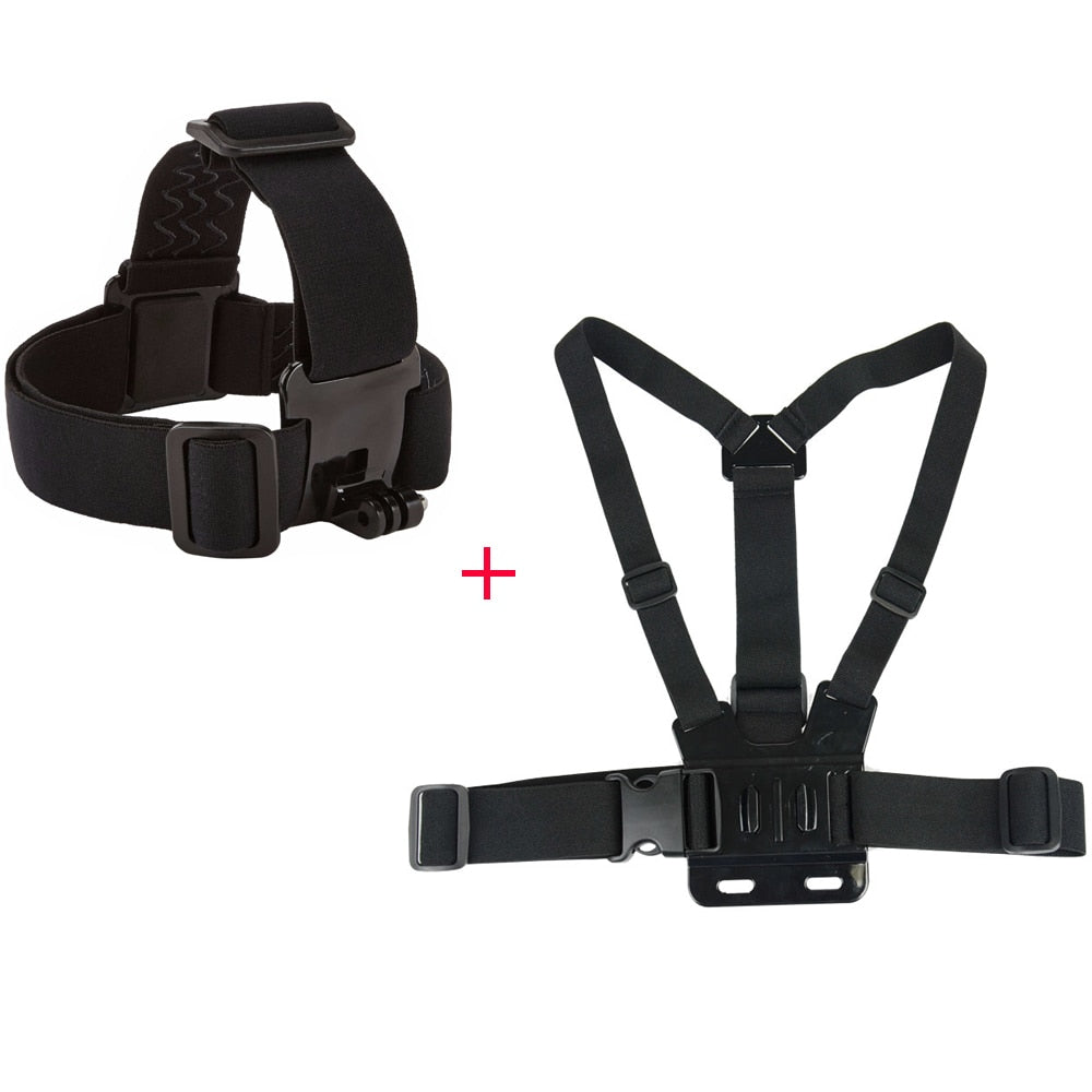 Adjustable Chest Strap &amp; Head Strap For Sjcam mi gopro hereo Sports Action camera