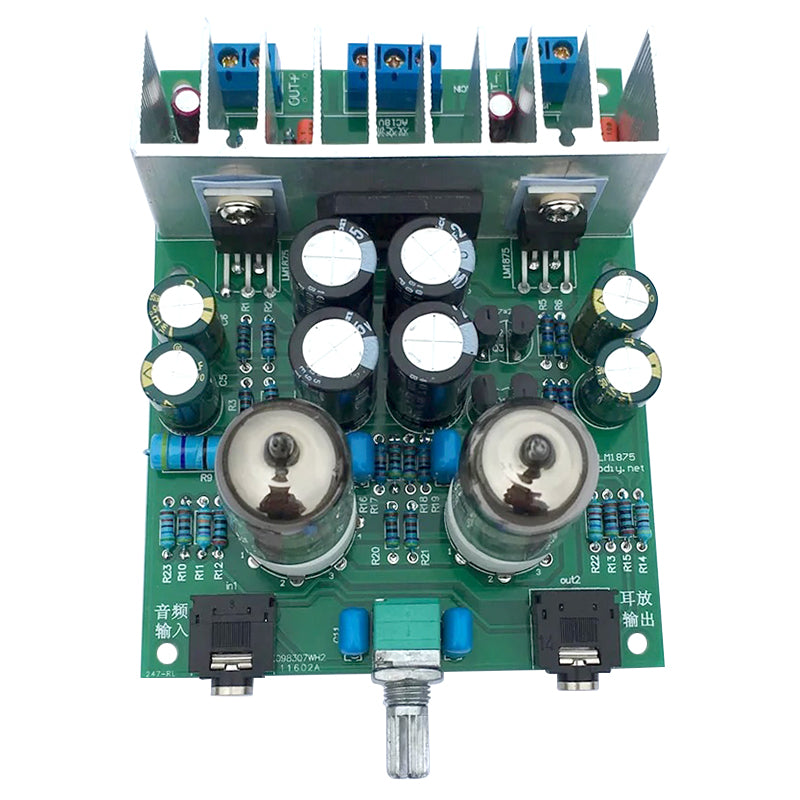 Aiyima Hifi 6j1 tube amplifier audio board LM1875T Headphones amplifiers For DIY kits Pre-amp