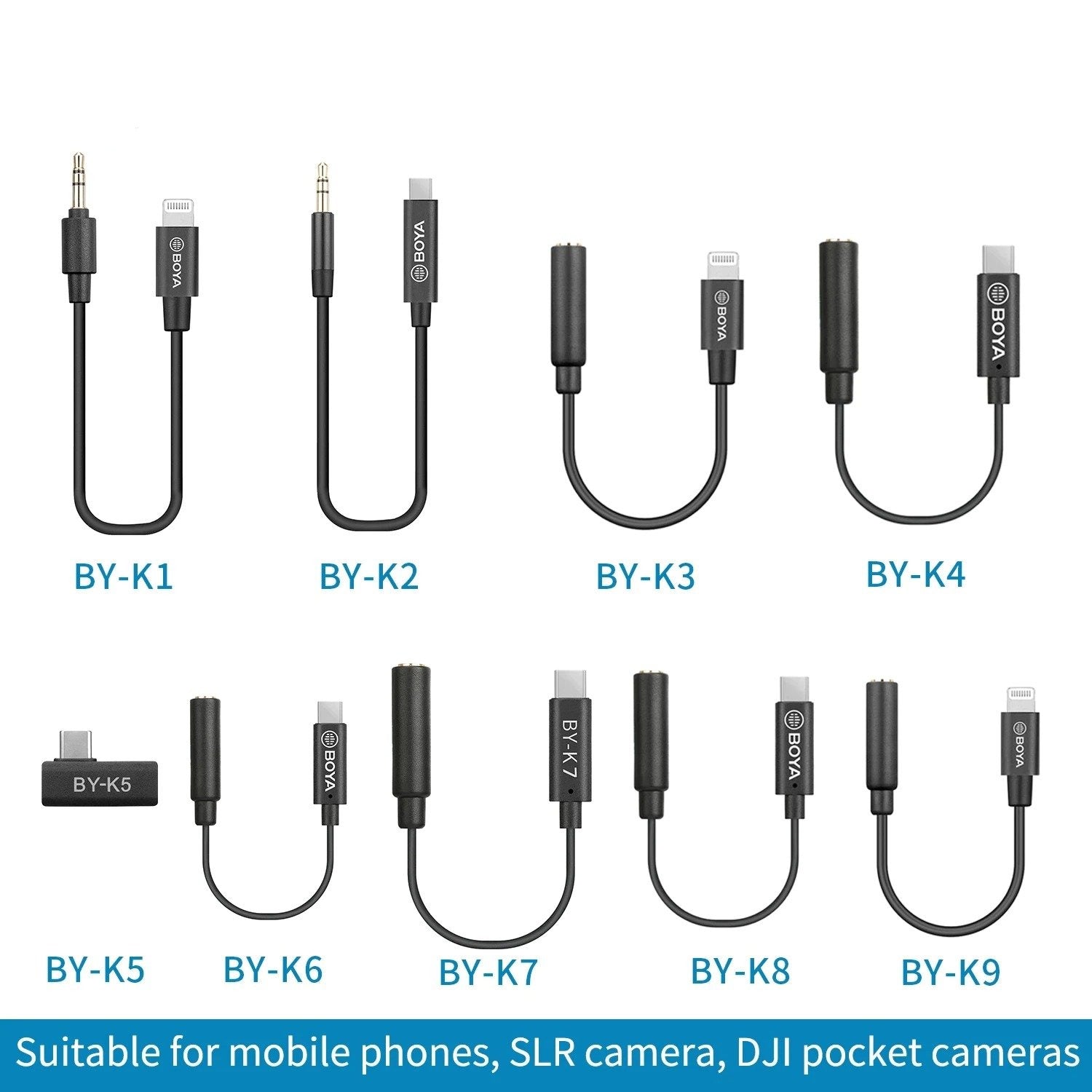 3.5mm TRS/TRRS (Male) to Lightning (Male) Audio Adapter for Microphone