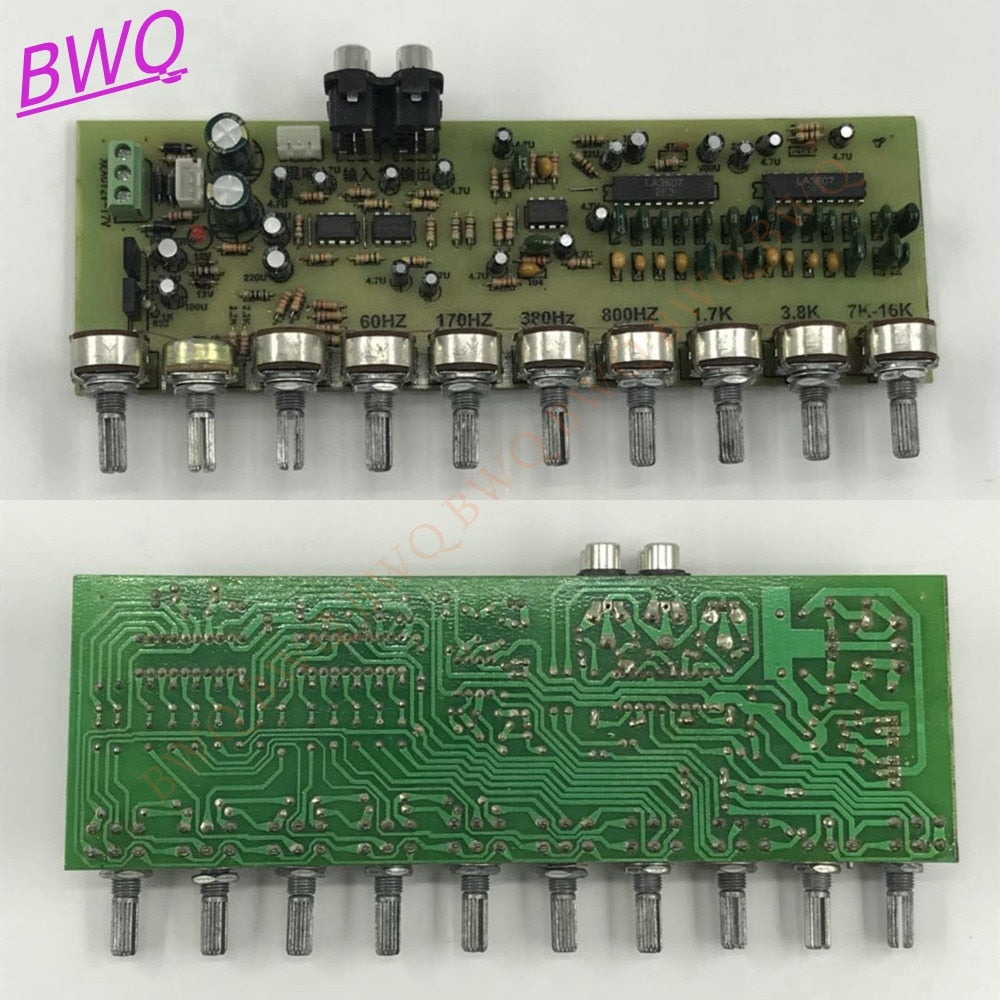 BWQ Fever Mixer Board Audio Front Panel EQ Equalizer Board Amplifier Preamplifier Board