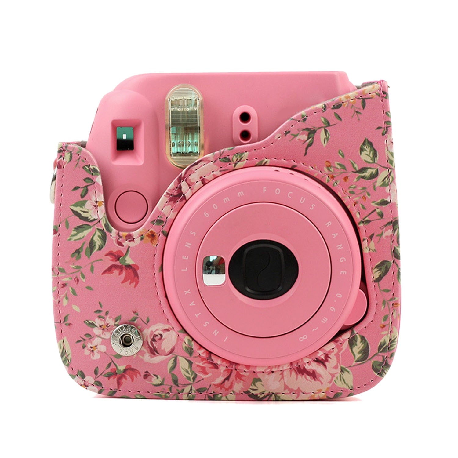 Besegad PU Leather Protective Bag Holder Pouch Case w/Strap for Fujifilm Instax Mini 8 8  9