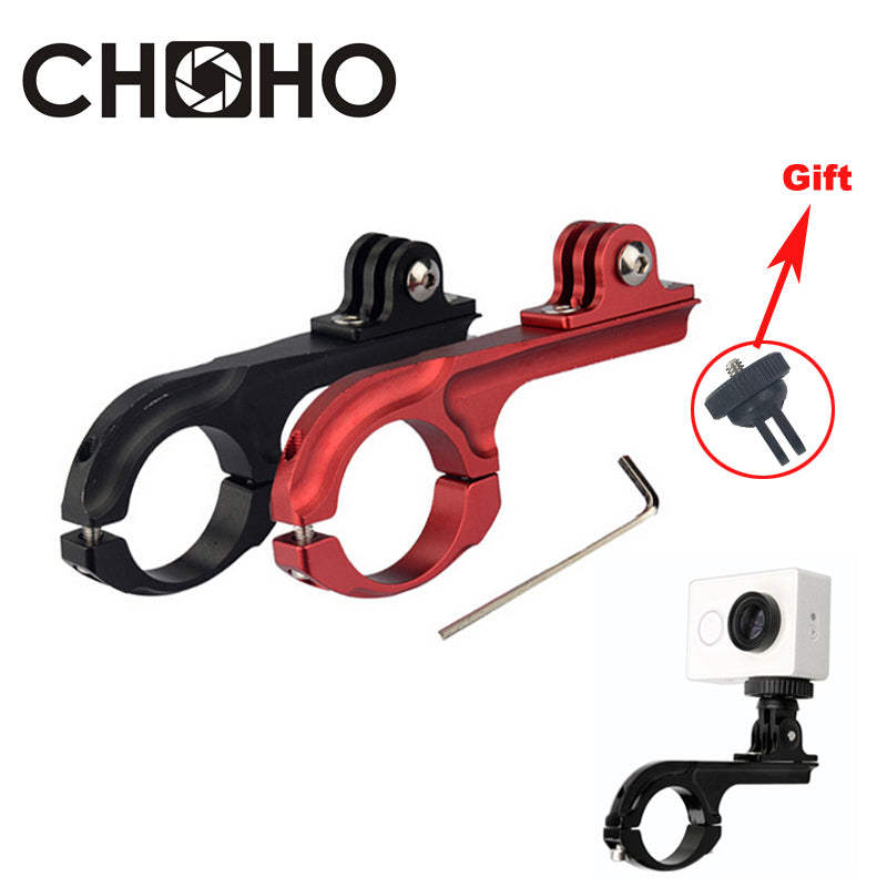 Bike Handlebar Mount Bicycle Motorcycle CNC Aluminum Holder for Gopro Hero 5 6 4 3+ SJCAM Xiaoyi 4K