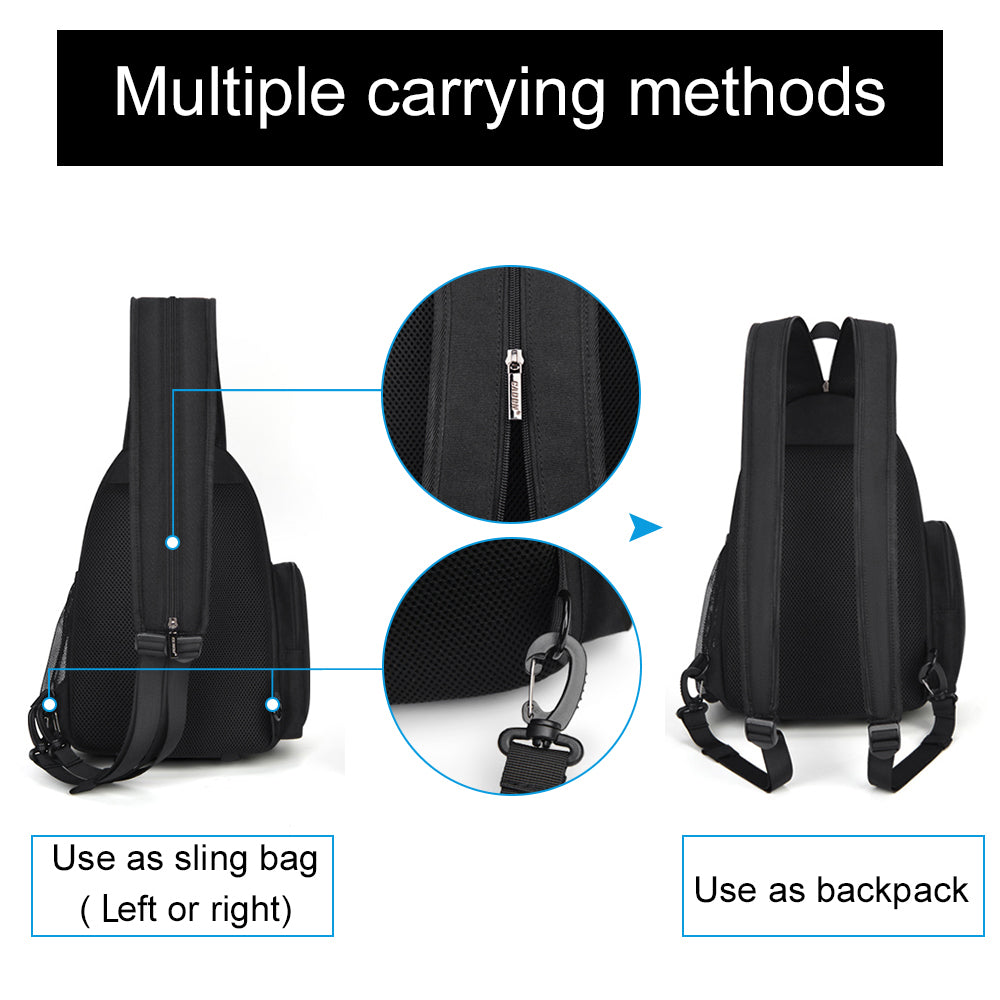 Camera Bag Shoulder Sling Bag Backpacks Waterproof Nylon Shockproof Scratch Resistant DSLR