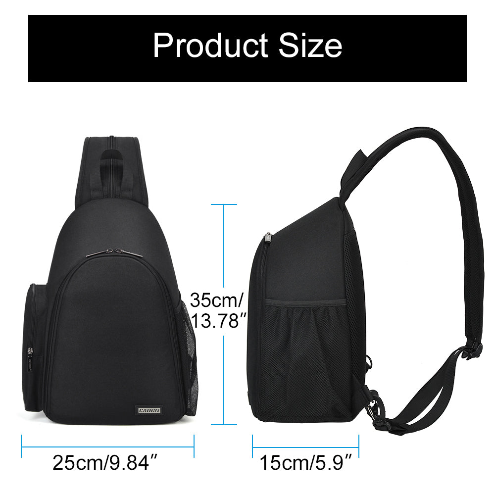 Camera Bag Shoulder Sling Bag Backpacks Waterproof Nylon Shockproof Scratch Resistant DSLR