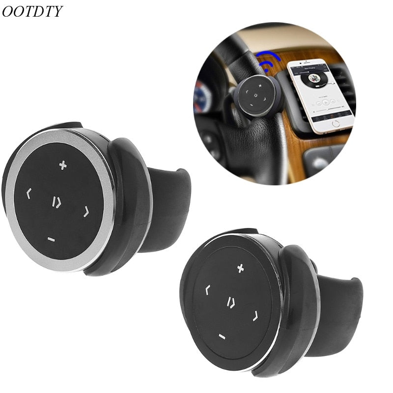 Car Wireless Bluetooth Media Steering Wheel Remote Control Mp3 Music Player Portable