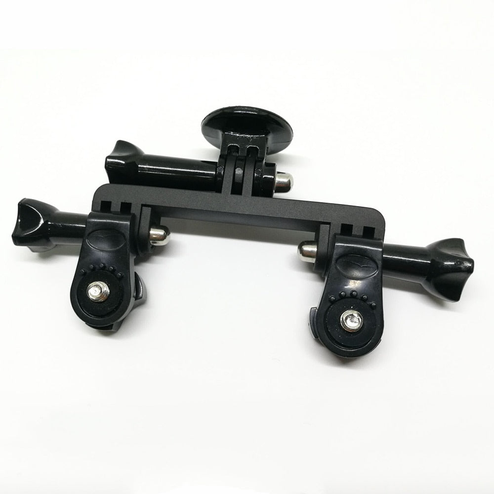 Dual Device Parts Setup for Live Streaming Video or GoPro Camera. Get Dual Mount, Tripod Adapter,