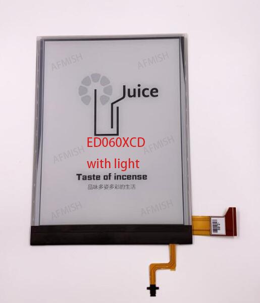 ED060XCD eink LCD Display screen with backlight no touch for ebook readers