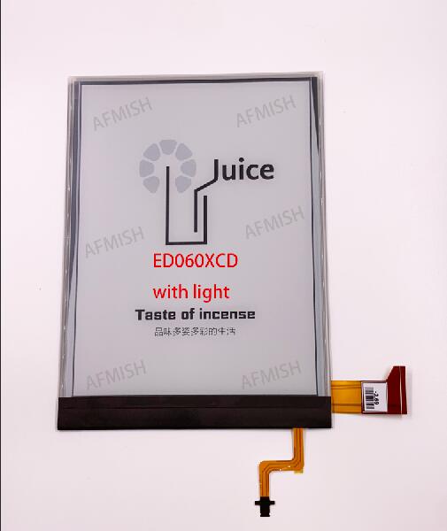 ED060XCD eink LCD Display screen with backlight no touch for ebook readers