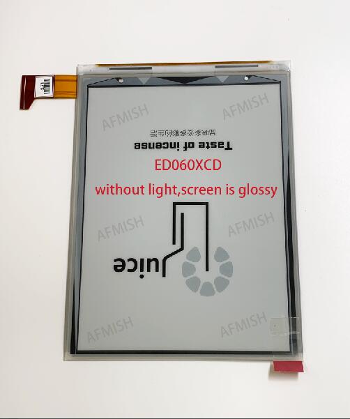 ED060XCD eink LCD Display screen with backlight no touch for ebook readers