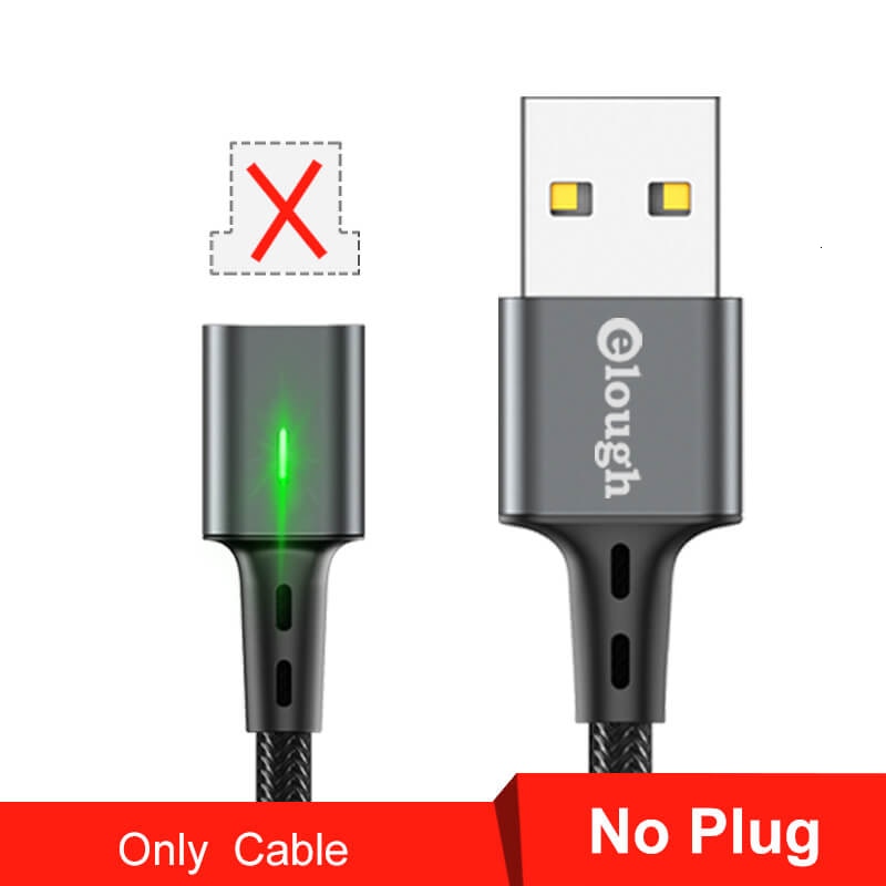 Elough Quick Magnetic Charger 3.0 4.0 Micro USB Cable for iPhone Samsung Xiaomi Fast Magnetic