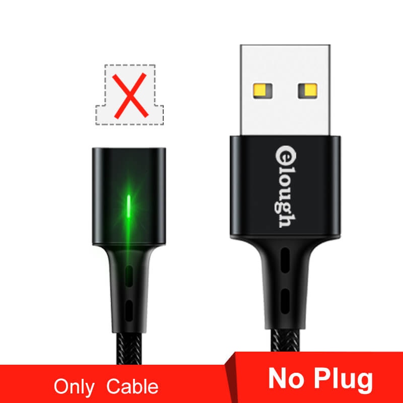 Elough Quick Magnetic Charger 3.0 4.0 Micro USB Cable for iPhone Samsung Xiaomi Fast Magnetic