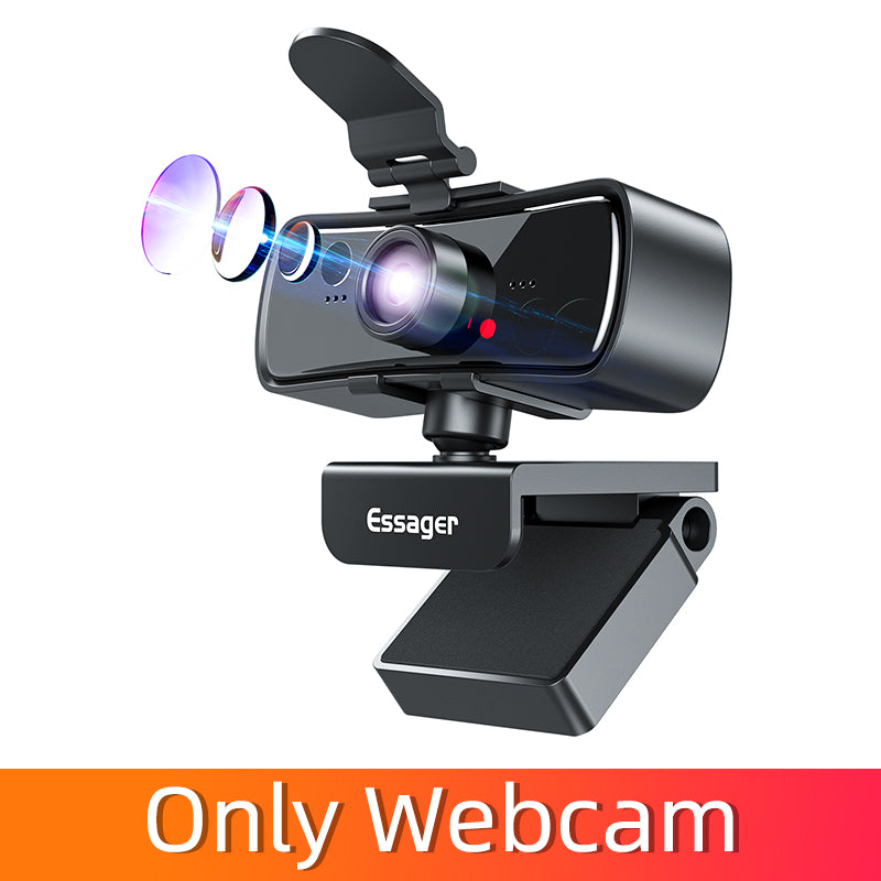 C3 1080P Webcam 2K Full HD Web Camera USB Web Cam with Microphone Autofocus WebCamera