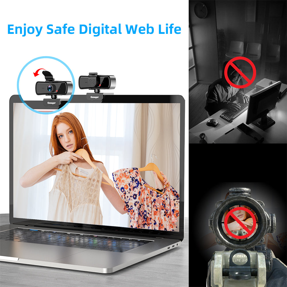 C3 1080P Webcam 2K Full HD Web Camera USB Web Cam with Microphone Autofocus WebCamera