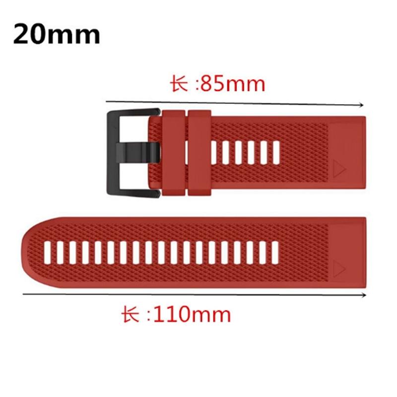 Smart Watch Band Straps for Garmin Fenix and Forerunner Quick Release Strap Silicone Bracelet