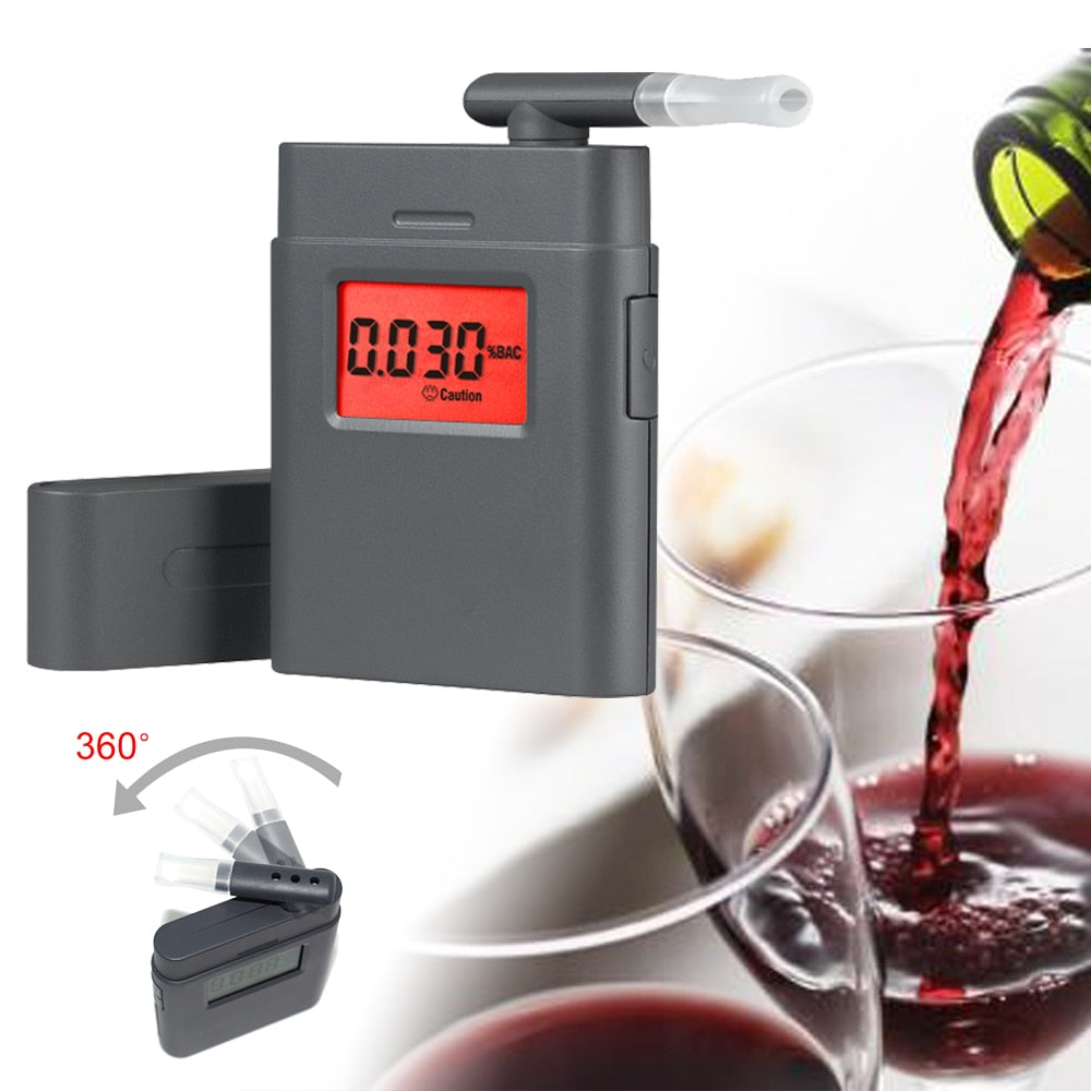 Mini Alcohol Tester, Breathalyzer, Alcometer, Alcotest Diagnostic Tool