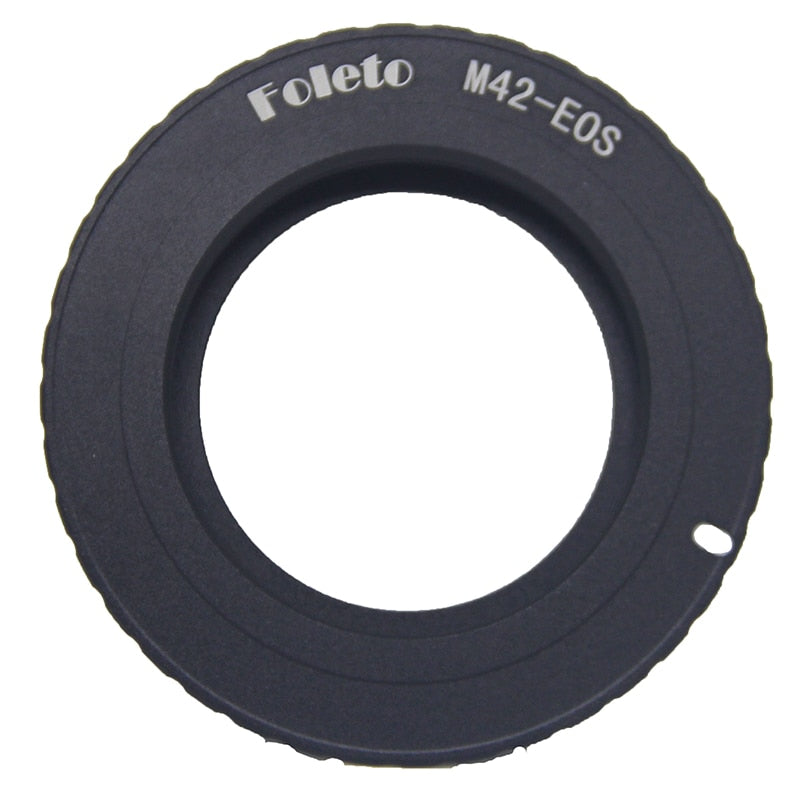 Foleto Electronic AF Confirm M42 Mount Lens Adapter for Canon EOS 5D 7D 60D 50D 40D 500D 550D 600D