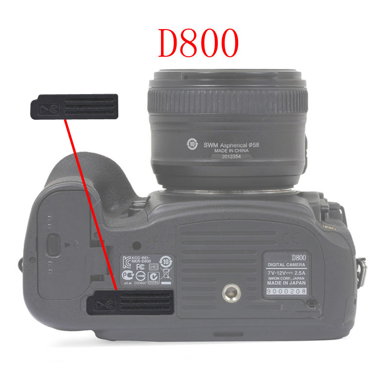 For Nikon D600 D610 D7000 D7100 D800 The Thumb Rubber Back cover Rubber DSLR Camera Replacement Unit