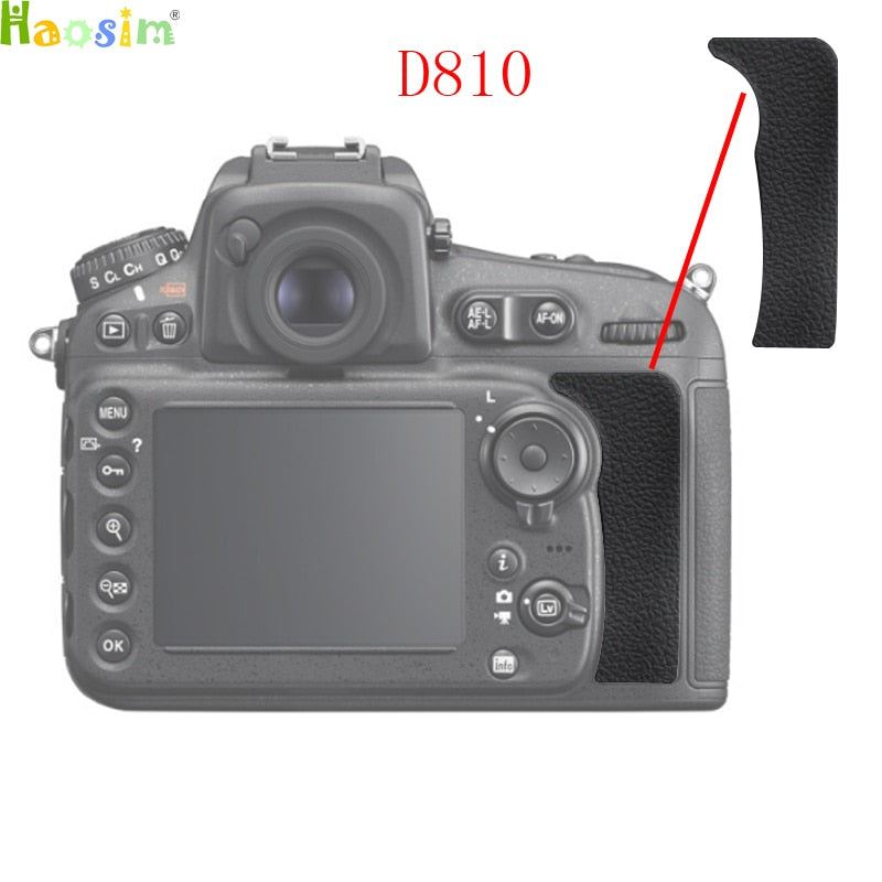 For Nikon D810 The Thumb Rubber Back cover Rubber DSLR Camera Replacement Unit Repair Part