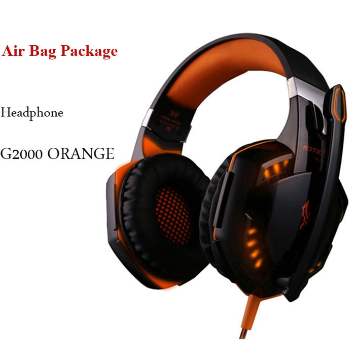 G2000 G9000 Gaming Headsets Big Headphones with Light Mic Stereo Earphones Deep Bass for PC Computer