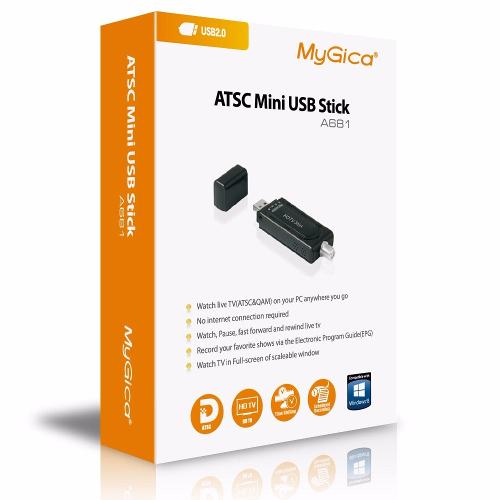 GENIATECH Mygica ATSC USB TV Stick A681 HD TV tuner for United States, Canada, South Korea, Mexico