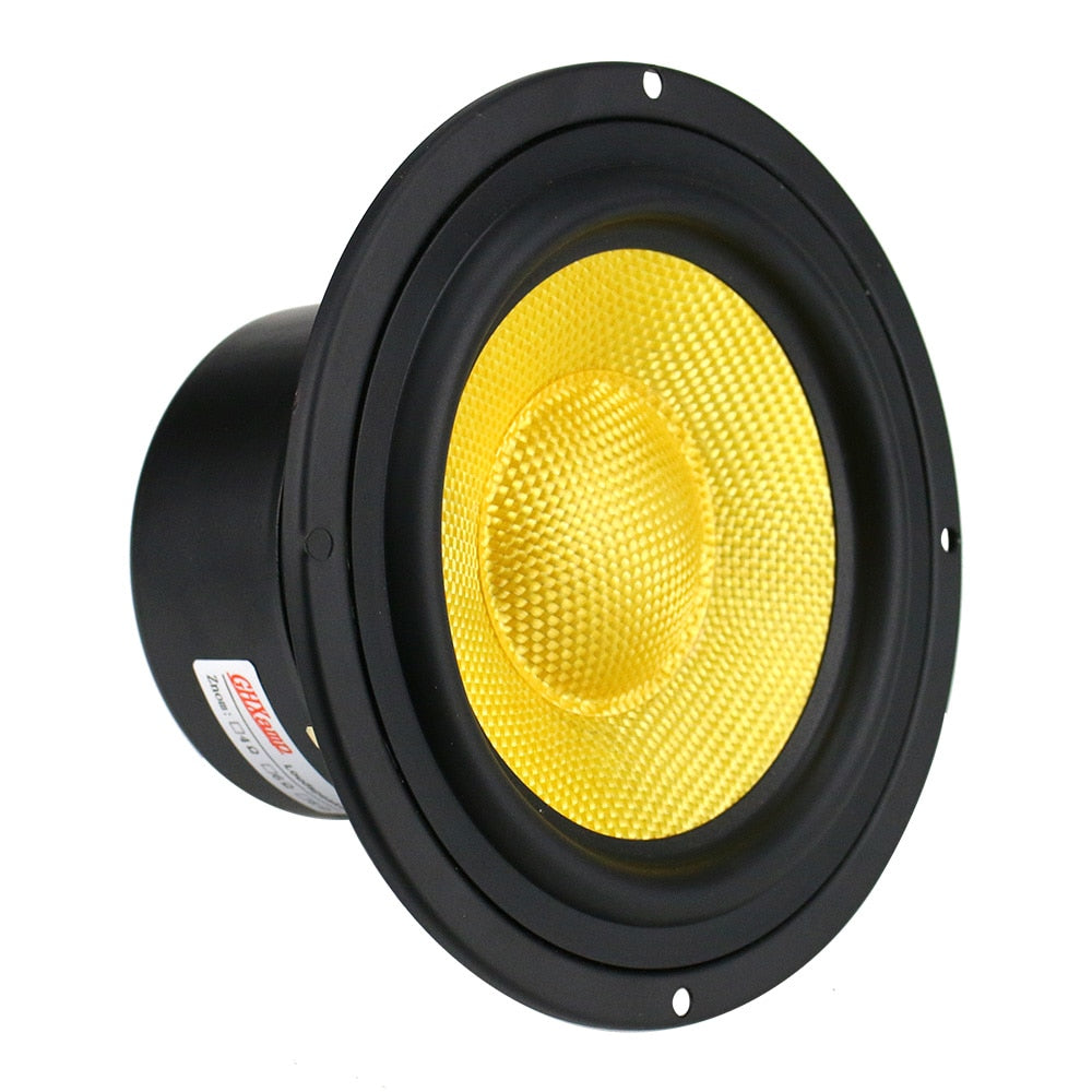 GHXAMP 148MM 5 inch Mid-Bass Speaker Unit 4Ohm 100W Home Theater Fiberglass Cone Mediant Woofer