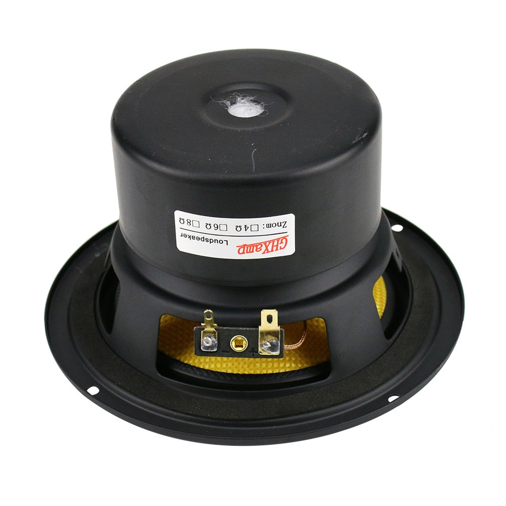 GHXAMP 148MM 5 inch Mid-Bass Speaker Unit 4Ohm 100W Home Theater Fiberglass Cone Mediant Woofer