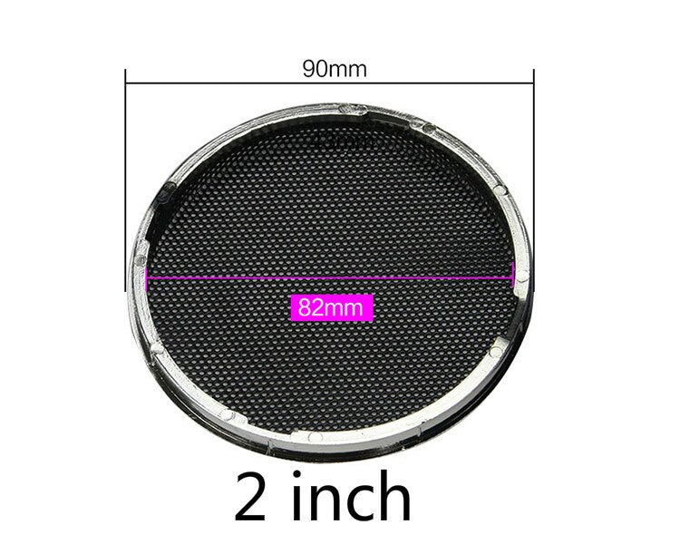 GHXAMP 2PCS 1 inch 2 inch 6.5 inch Speaker Grill Mesh Enclosure Car Loudspeaker Protective Cover