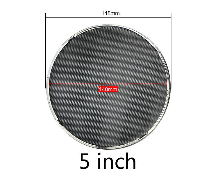 GHXAMP 2PCS 1 inch 2 inch 6.5 inch Speaker Grill Mesh Enclosure Car Loudspeaker Protective Cover