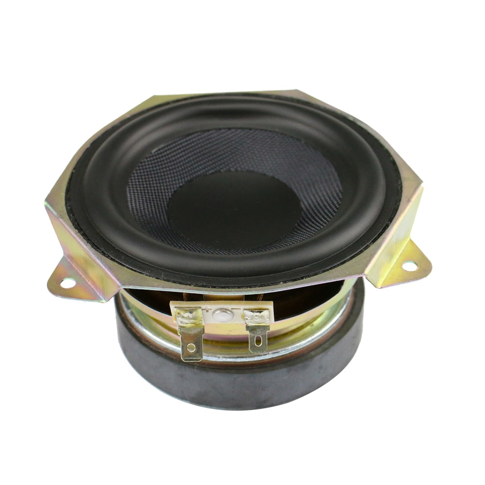 GHXAMP 4 Inch Midrange Woofer Speaker 4 ohm 30W Woven pot HIFI Home Theater Mid-Bass Speaker