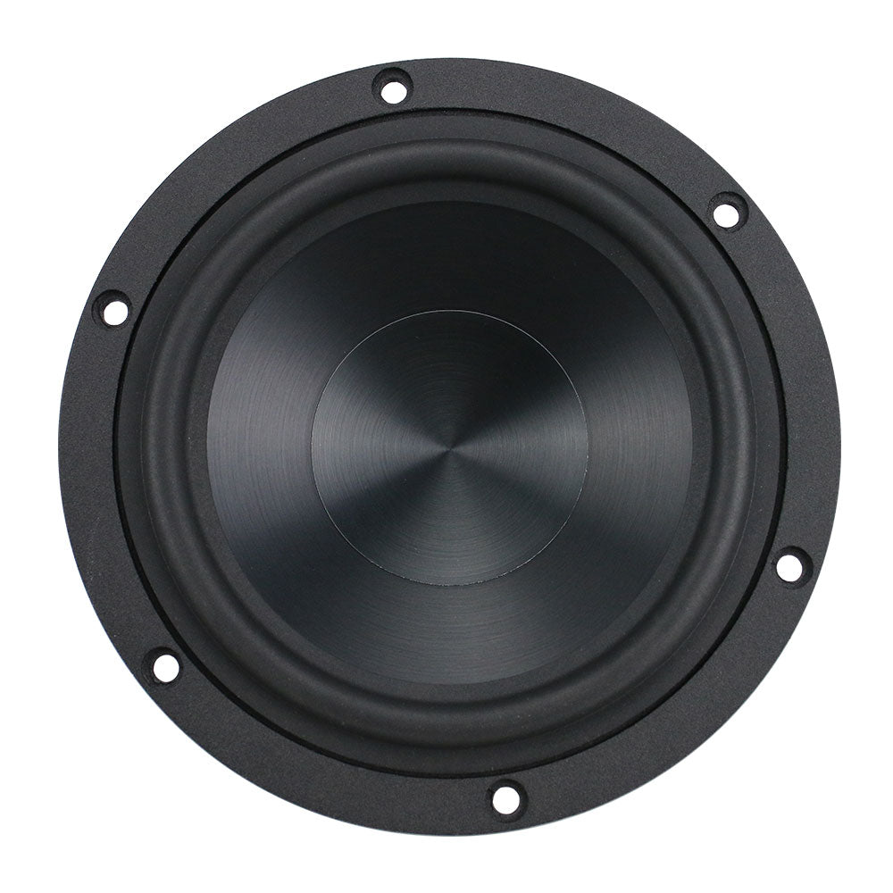 GHXAMP 5.25 Inch Bass Speaker 60W Woofer Unit HiFi Aluminum Ceramic Black Diamond Cast Booksheft