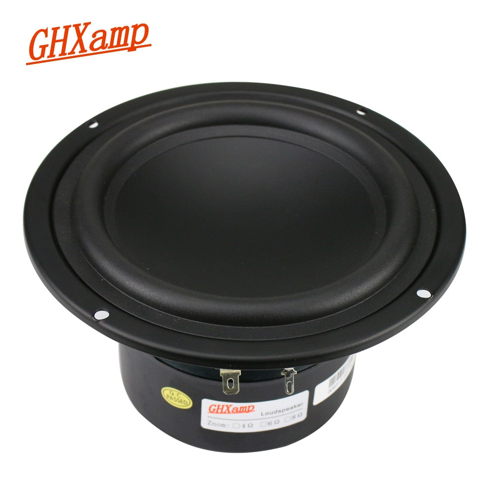 GHXAMP 5.25 inch Woofer Subwoofer Speaker 8ohm 40W Home Theater High Power Long Stroke For Bookshelf