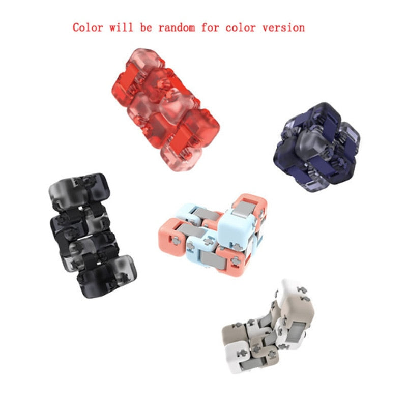 Original Xiaomi Mitu Color Spinner Finger Bricks Intelligence Smart Finger Infinity Toys Magic Cubes