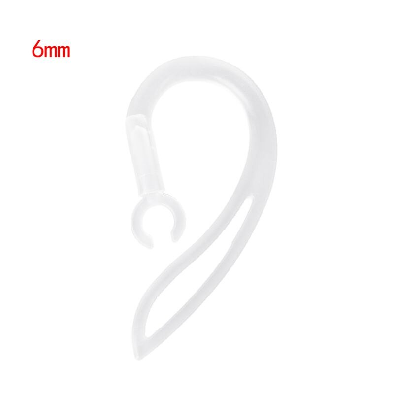 6mm 7mm 8mm 10mm Bluetooth Earphone transparent silicone Earhook Loop Clip Headset Ear Hook