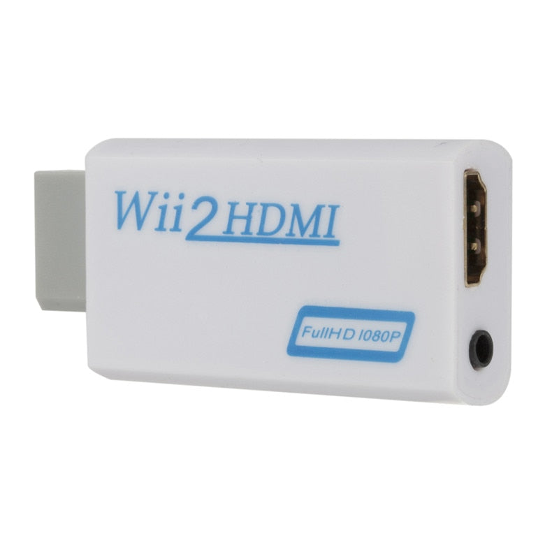 WII to HDMI Converter Full HD 1080P WII to HDMI Wii 2 HDMI Converter 3.5mm Audio for PC HDTV