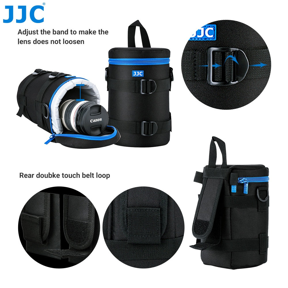 JJC Luxury Camera Lens Bag Pouch Case Photography Accessories Shoulder Bag Backpack