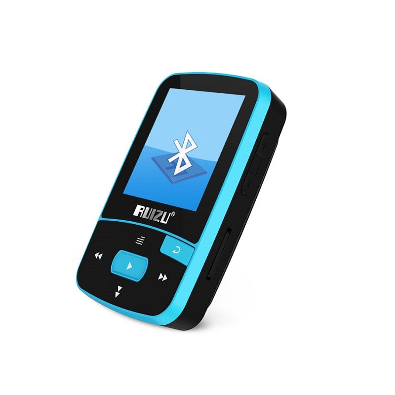 RUIZU X50 Sport Bluetooth MP3 Player 8GB Mini Clip Music Player Support TF Card and FM Radio