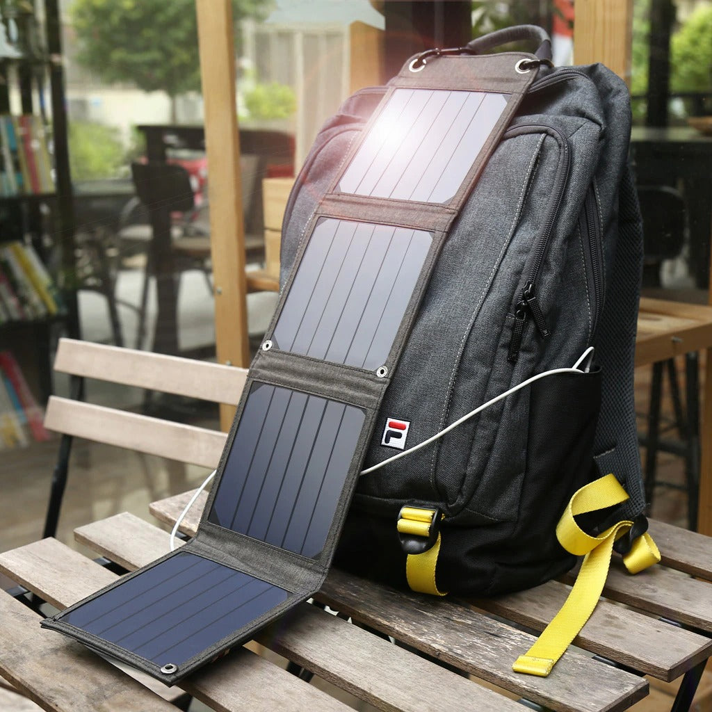 14W Solar Folding Charger USB Output Devices Portable Waterproof Solar Panels