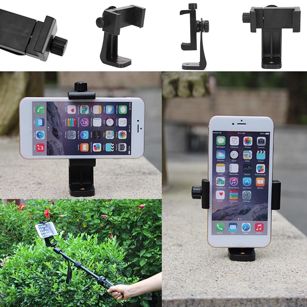 360 Degree Mobile Phone Clip Compatible With All 1/4 Screw Cellphone Holder Tripod Mount Desk Tripod